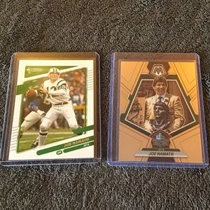 Joe Namath 2023 Panini Mosaic-2021 Panini Donruss Football